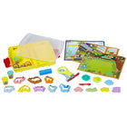 Play-Doh Crée et Apprends - Découvre et range-Ensemble tout-en-un avec rangement permettant de garder toutes les pièces en un seul endroit et pouvant servir de surface de jeu pour protéger les napperons contre l'usure