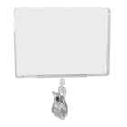 Eddie's - Versa Clip avec porte-affiche 7 "W x 5 "H - Transparent - Paquet de 10 (130660-10)-Versa Clip avec porte-affiches