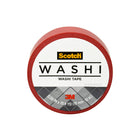 Scotch - Ruban washi Expressions, rouge, 0,59 po x 393 po, (C314-RED)-Ruban adhésif