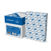 Lettermark - Papier poinçonné et perforé - 8,5 po x 11 po - Perforé tous les 5,5 po - 2 500 Feuilles-Utilisation sur les imprimantes laser et de bureau standard pour créer des formulaires perforés