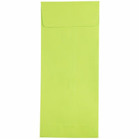JAM Paper #11 Policy Commerciales Enveloppes Colourées - 4,5" x 10,375" - Ultra Lime Vert - Paquet de 25-Couleur : Vert citron