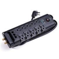 BlueDiamond - Limiteur de surtension Defend Flex à 10 prises, cordon de 8 pi, S9PA03CUCY-Dix prises avec protection contre les surtensions