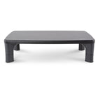 Support de moniteur réglable Allsop Hi-Lo - Noir-Support de moniteur élégant avec surface en MDF au fini robuste