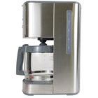 Kenmore - Cafetière programmable Aroma Control de 12 tasses - gris/acier inoxydable-Carafe en verre allant au lave-vaisselle et extérieur en acier inoxydable noir et attrayant facile à nettoyer
