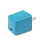 LOGiiX - Chargeur mural Power Cube Mini 30W PD (2022) - Turquoise-Le Power Cube Mini compact et coloré charge les smartphones jusqu'à 3 fois plus vite