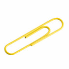 JAM PAPER - Trombone Geant Colore 2", Jaune, 3 paquets de 75-Ces trombones colores sont parfaits pour organiser des papiers à la maison, à l'ecole ou au bureau