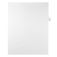 Mark Maker – Onglets séparateurs juridiques blancs, 1/25 onglets, format lettre, sans trous, numéro 133, 25/paquet-Onglets séparateurs blancs, 1/25 onglets