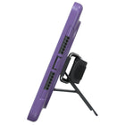 Étui de protection CTA Digital avec béquille rotative pour iPad 10.2" Gen 7 et 8, Air 3 et 10.5" Pro - Violet-Le boîtier offre un accès complet aux ports, boutons et prises