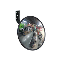 Miroir convexe de sécurité Futech CV16, 16 "x 16" x 3 ", garniture noire-Miroir de 18 "de diamètre