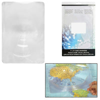 Merangue  Feuille loupe, 7 x 10 po-Grossissement 3x.