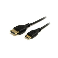 StarTech  Câble mince haute vitesse HDMI avec Ethernet, HDMI vers mini HDMI, M/M, 6 pi-La conception du câble mince facilite le transport et la connexion à vos appareils mobiles