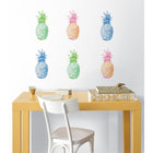 WallPops - Kit d'art mural Pop Ananas-Contient 6 pièces