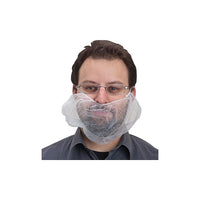 Zenith SafetyMD - Filets à barbe jetables, deux ficelles passant derrière les oreilles, paq./2000-Bande élastique pour un ajustement optimal