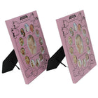 Cathay Importers ? Cadre Premier Aniversaire, rose, 2/paquet-12 petites ouvertures ovales pour des photos et 1 grande.