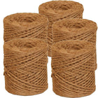 JAM Paper Ficelle kraft de jute naturel, 3 plis, brun, 219 pi (long.), 5/paquet-Brun