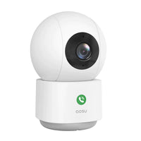Aosu - Caméra d'intérieur intelligente C2E Dual-Band Wi-Fi 4MP-Touchez la caméra pour appeler