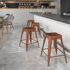Tabouret de comptoir sans dossier de 24 po, intérieur/extérieur, cuivre (ET-BT3503-24-POC-GG)-4