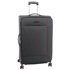 Air Canada - Valise à roulettes souple de 28 po Omni Collection - Charbon-Construction en polyester 600D 2 tons pour plus de durabilité et de style