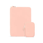LOGiiX - Vibrance Essential Sleeve avec pochette pour ordinateurs portables jusqu'à 14 po - Rose-Rose - Toile