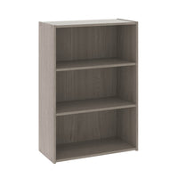 Sauder Beginnings Bibliothèque avec 3 Tablettes - 35.28" H - Finition Silver Sycamore (428232)-Le Standard - Finition Silver Sycamore - Bois D'ingénierie