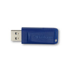 Verbatim - Clé USB Flash Store 'n' Go 16 Go, Vert et Bleu - Paquet de 2-Le connecteur USB rétractable permet de ne pas perdre le capuchon