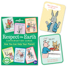eeBoo Respectez les cartes de conversation de la Terre / Comment vous pouvez aider votre planète-Imprimé sur papier certifié FSC