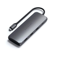 Satechi Adaptateur multiport hybride USB-C (avec boîtier SSD) - Gris sidéral-Adaptateur multiport hybride USB-C