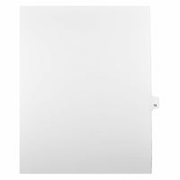 Mark Maker – Onglets séparateurs juridiques blancs, 1/25 onglets, format lettre, sans trous, numéro 15, 25/paquet-Onglets séparateurs blancs, 1/25 onglets