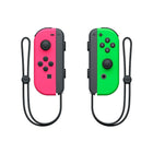 Nintendo - Manettes gauche et droite Joy-Con pour Nintendo Switch, vert/rose fluo-Deux Joy-Con peuvent être utilisées indépendamment dans chaque main, ou ensemble comme contrôleur de jeu lorsqu'elle est attachée à la prise Joy-Con (en sus)