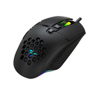 Havit Wired RGB Backlit 3200DPI Honeycomb Design 7 Buttons Gaming Mouse - Black-5