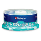 Verbatim – DVD-RW vierges 4x, capacité de 4,7 Go, surface estampillée, carrousel, 30/paquet (95179)-Disques vierges DVD+/-RW réinscriptibles