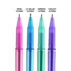 uni-ball – Stylos à gel effaçable– pointe moyenne (0,7 mm) – Couleurs tendance – paquet de 4-6