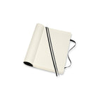 Moleskine - Carnet de la collection Classic Expanded, grand, réglé, noir, couverture souple (QP616EXP)-La reliure collée se pose à plat