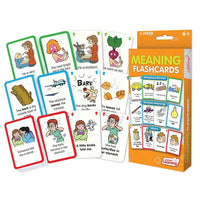 Junior Learning Signification Flash Cards pour les grades 2-6-Ce pack économique de cartes flash comprend 3 ensembles de 54 cartes pour enseigner le sens et la compréhension