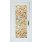 Brewster – Pellicule électrostatique de qualité supérieure pour porte, motif cornouiller-Bloque 99 % des rayons UV-B et 96 % des rayons UB-A. Filtre la lumière et réduit les reflets