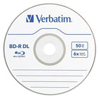 Verbatim – Disques BD-R vierges 6x, capacité de 50 Go, surface estampillée, carrousel, 25/paquet (98356)-Capacité de stockage de 50 Go