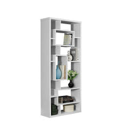Monarch Specialties - 7071 72 po H Etagere - Blanche-Style moderne avec une finition blanche sur tous les côtés