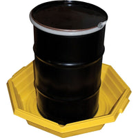 Enpac, Plateaux Drums-Up, 37,5po Lo X 37,5po La X 7,5po H, Cap. De Déversement 20 Gal. Us-Hauteur 7,5po