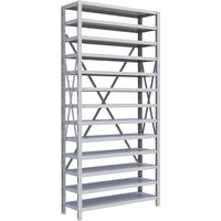 Metalware – Étagères pour rangement de pièces, 36 x 12 x 40 po-Offre une solution de rangement polyvalente et robuste pour les bacs de rangement de pièces