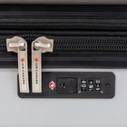 Air Canada - Valise de cabine rigide à roulettes pivotantes de 20 po Milan Collection - Argent-6cm Extension