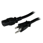 StarTech ® Cordon dââ‚¬â„¢alimentation 14 AWG robuste pour ordinateur, NEMA 5-15P vers C15, 4 pi-Puissance admissible maximale, pour les appareils de plus grande taille