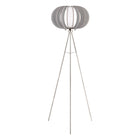 Eglo - Stellato Colore lampe de plancher avec interrupteur à pied - 65" - nickel mat-Lampe de plancher