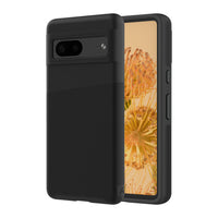 AXS - PROTech Plus etui mince anti-choc avec double couches pour Google Pixel 7, Noir-Resistant aux chutes jusqu'a 10 pieds