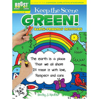 Dover Boost Gardez la scène verte ! Livre de coloriage, paquet de 6-Soigneusement aligné sur les normes de base communes de l'État.
