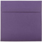 JAM Paper Enveloppes carrées pour invitations à fermeture gommée, 6 x 6 po, violet foncé, 100/paquet-Violet foncé