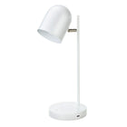 Union & Scale Essentials - Lampe de bureau à DEL, blanche-Ampoule DEl de 5 W incluse