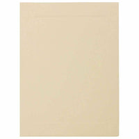 JAM Paper - Strathmore - Cartes pliantes - 80 lb - format A6 - 4-5/8 po x 6-1/4 po - panneau vélin ivoire - paquet de 25-Couleur : ivoire tissé.
