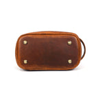 Tolredo Poseidon Leather Toiletry Bag - Brown-Support en cuir pour un transport facile