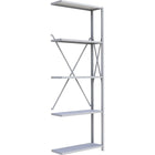 Metalware – Étagère enclenchable RK426, 5 tablettes, 36 x 18 x 100 po, gris pâle-Système de tablettes ajustables offrant un espace de rangement solide, mais économique qui convient à vos besoins