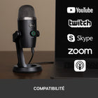 Blue Yeti Nano Premium USB Condenser Microphone - Black-Power Required/Consumption: 5V 150mA